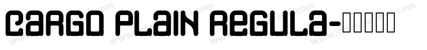 Cargo Plain Regula字体转换